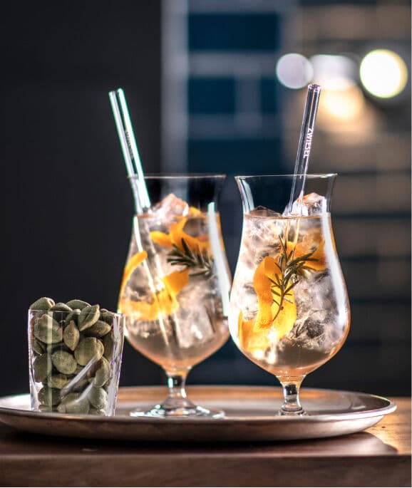 Cocktail glasses